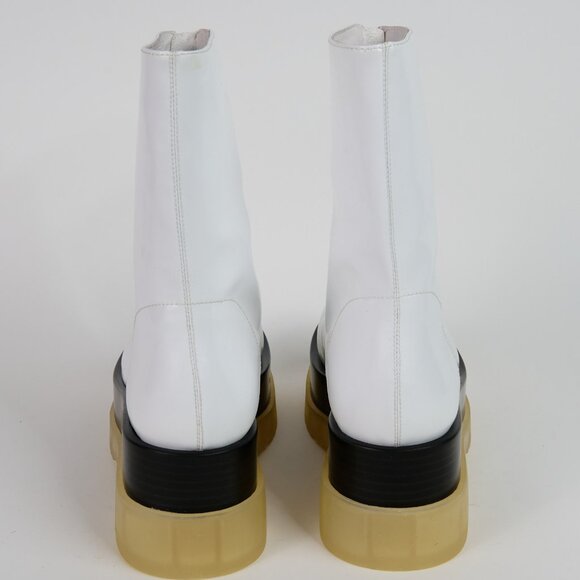 Jeffery Campbell White Patent Platform Boot - NWOT - Size 38 - Picture 2 of 4